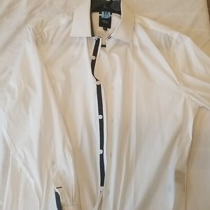 White W.R.K button down shirt